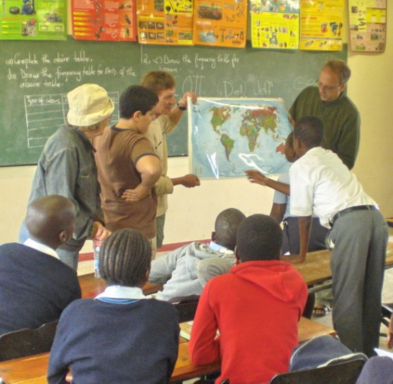 Emphusheni Primary School teaching- Del George Jeff Scott